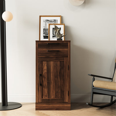 Brown Walnut Buffet Cabinet For Dining - Spacious Storage To Transform Your Room Modular With In Sophisticated Area
