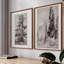 «Vintage Landscape XL», impression giclée sur cadre - ensemble de 2-1194882747-1194882751