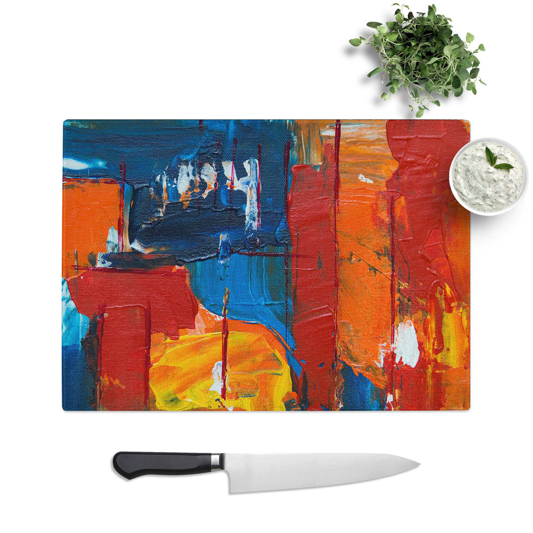 Tempered Glass Art Painting Vol.334 Chopping Board