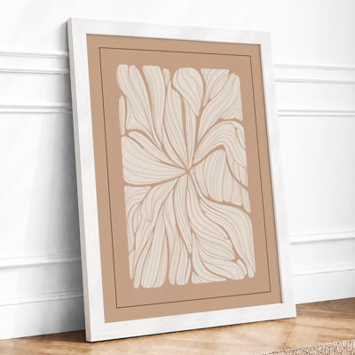 Radiating Bloom Botanical - Framed Print
