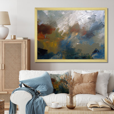«Feeling Autumn Abstract» - rouge, orange, bleu