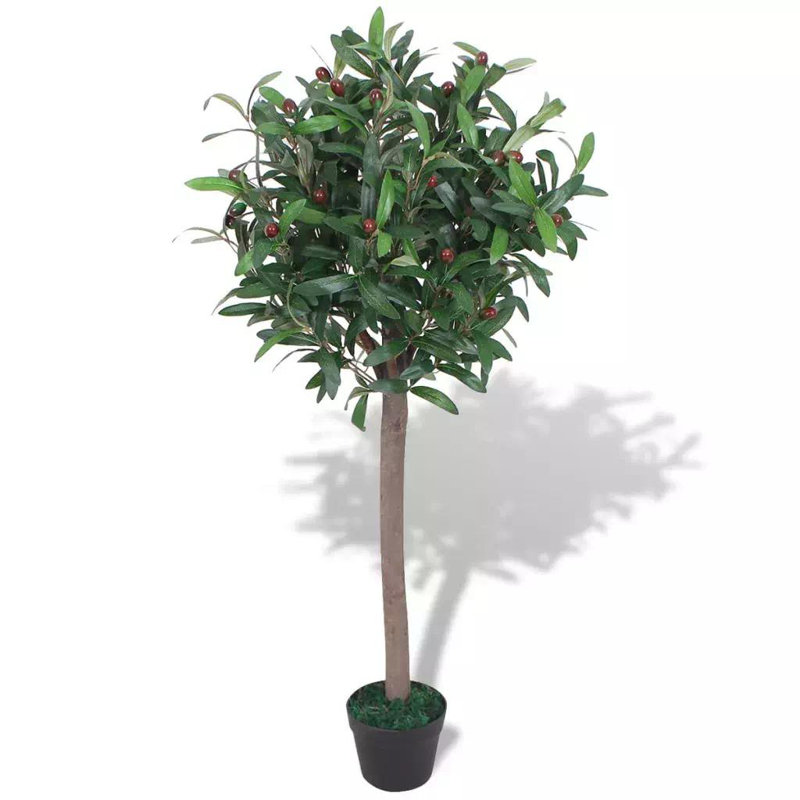 Faux Ficus Tree in Pot, 120cm Height
