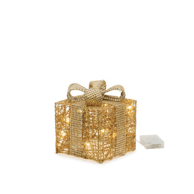 LED Wrapped Presents Display (Set of 3)