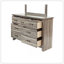 DRESSER en chêne gris