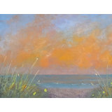 At The Dunes Edge Print by Dina Gardner