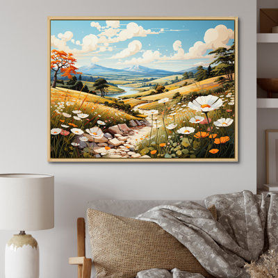 «Ephemeral Serenity Meadow», reproduction sur toile