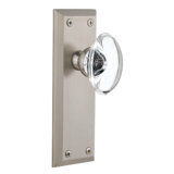 Grandeur Fifth Avenue Plate Single Dummy with Provence Crystal Door Knob