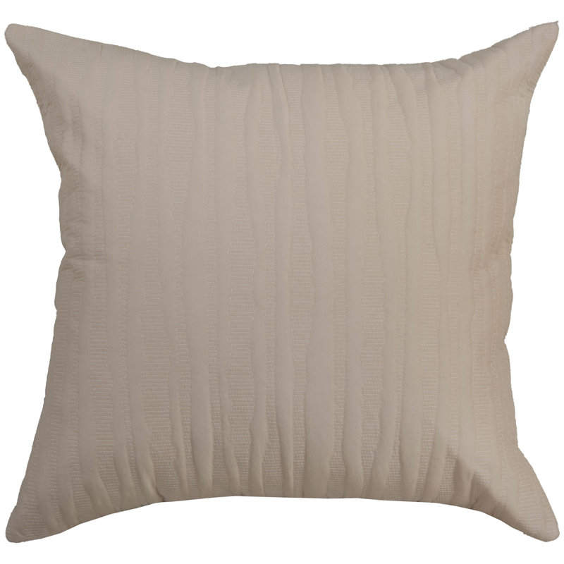Coussin 100% coton, Polyester, Beige