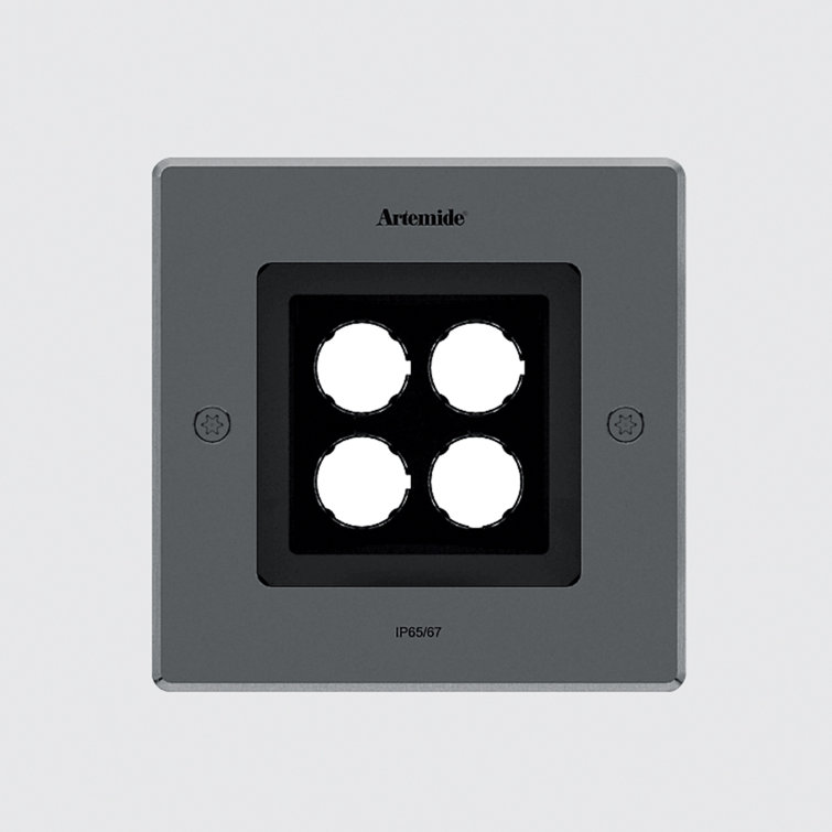 Ego Recessed Square Outdoor LED Ceiling Light