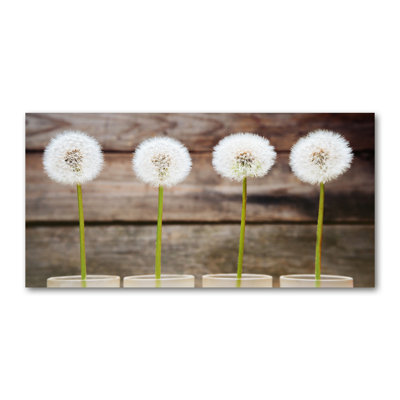 Dandelions - No Frame Print on Glass