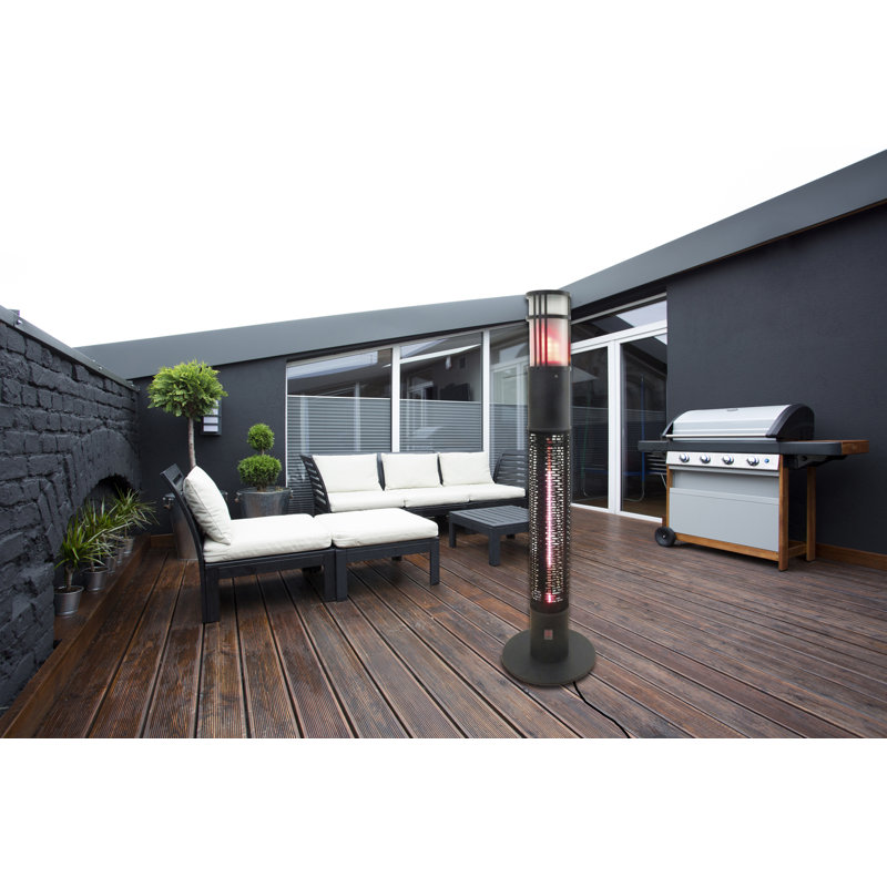 Chauffe-terrasse électrique portatif à infrarouge de 1500 watts