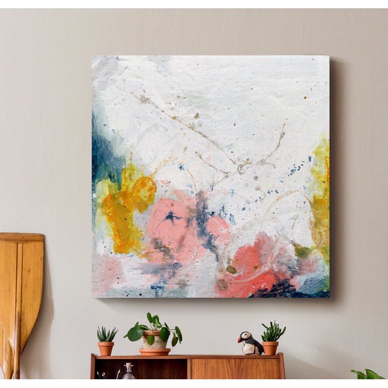 « Pastel Fantasy I », reproduction d’art sur toile tendue, H 16 po x l 16 po x P 1 po