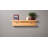 Rayne 3 Piece Oak Shelves With Hooks-1162881561