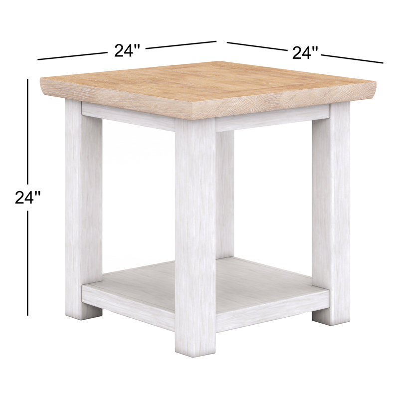 Mercury Solid Wood End Table