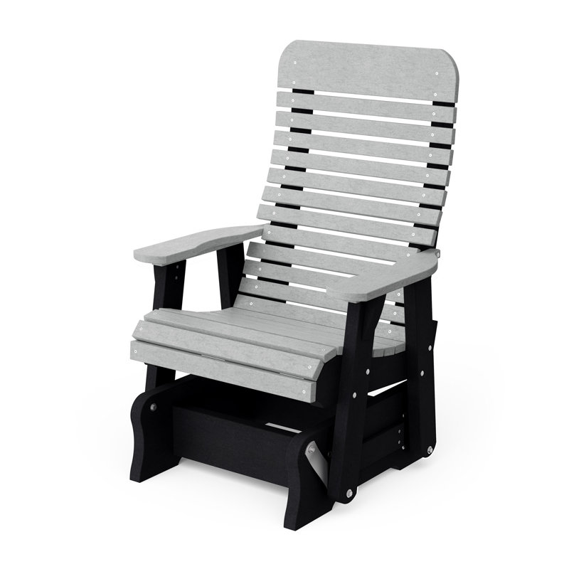 Signature Single Glider, Light Gray/Black