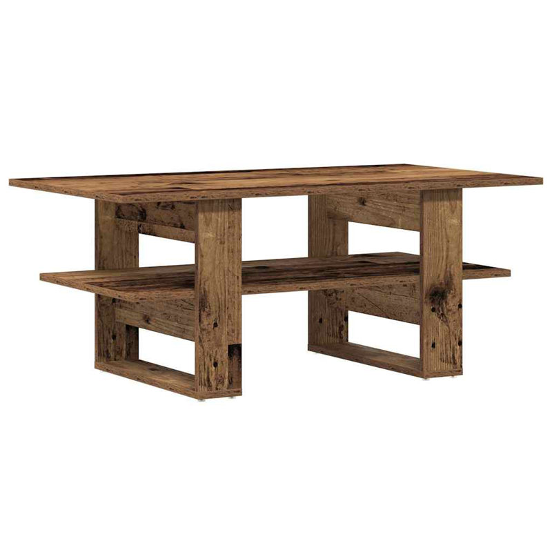 Coffee Table Engineered Wood Medium Coffee Table, Old Wood