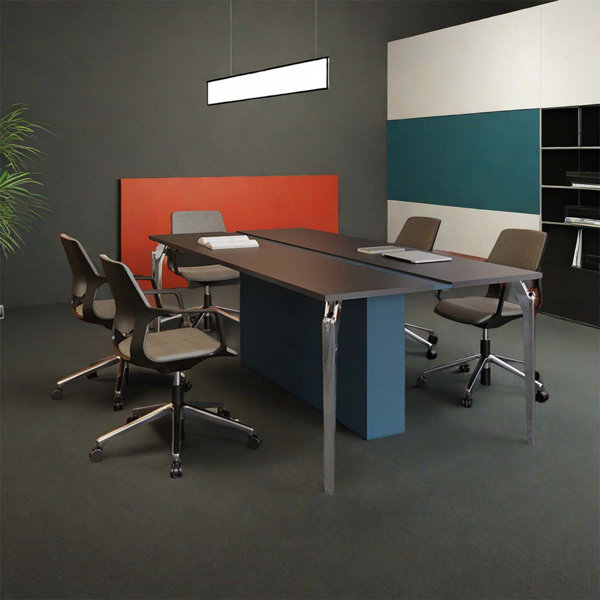 Ivy Bronx Sean 94.49'' Rectangle Conference Table | Wayfair