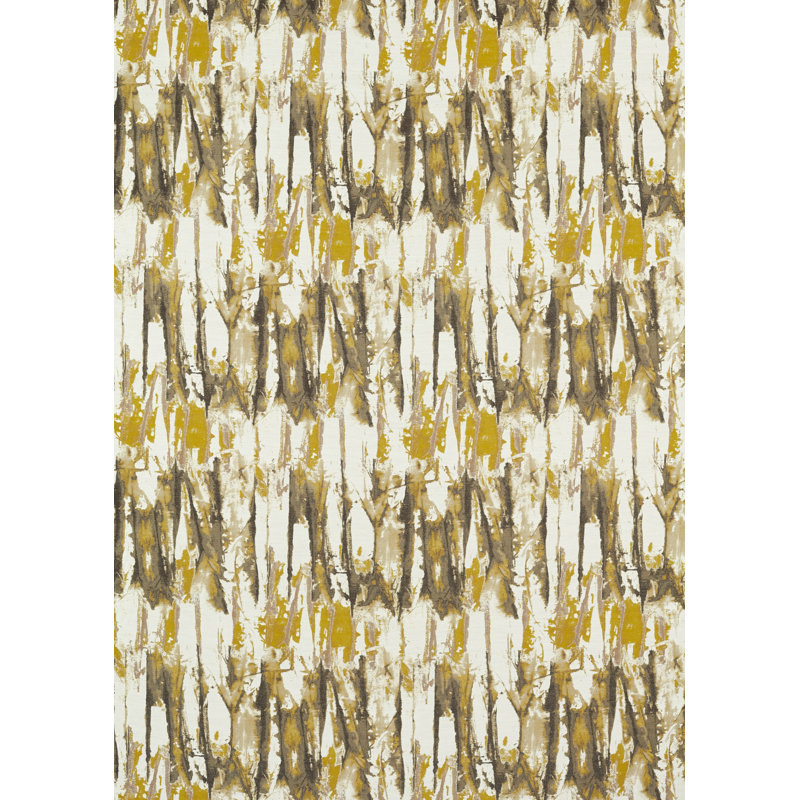 Eco Takara Fabric, Ochre/Temple Gray