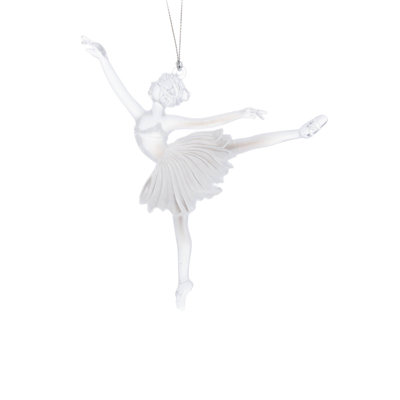 Ensemble de 4 ballerines suspendues en acrylique transparent