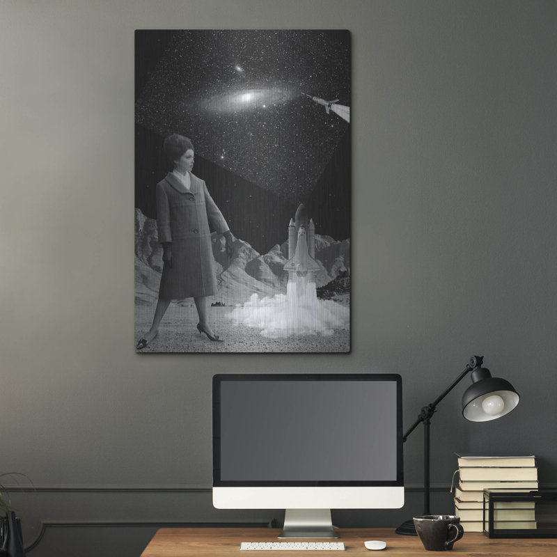 Launched' by Elo Marc, Metal Wall Art, 36" H x 24" W