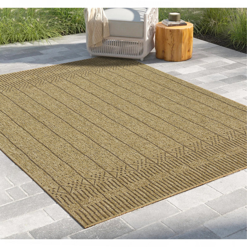 Tapis intérieur / extérieur Mocha, Rectangle 5 pi 3 po x 7 pi 3 po