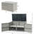 FRESCOLY 45'' W 88 Gallons Wicker Deck Box in Gray