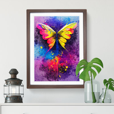XV1022-4065X Splashed Butterfly No.2 Abstract - Print