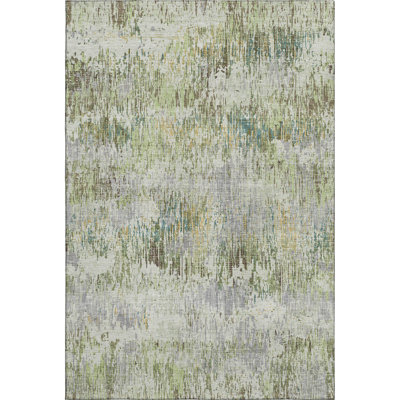 Premium Machine Washable Kumbhar AMF1377 Stripes Rug