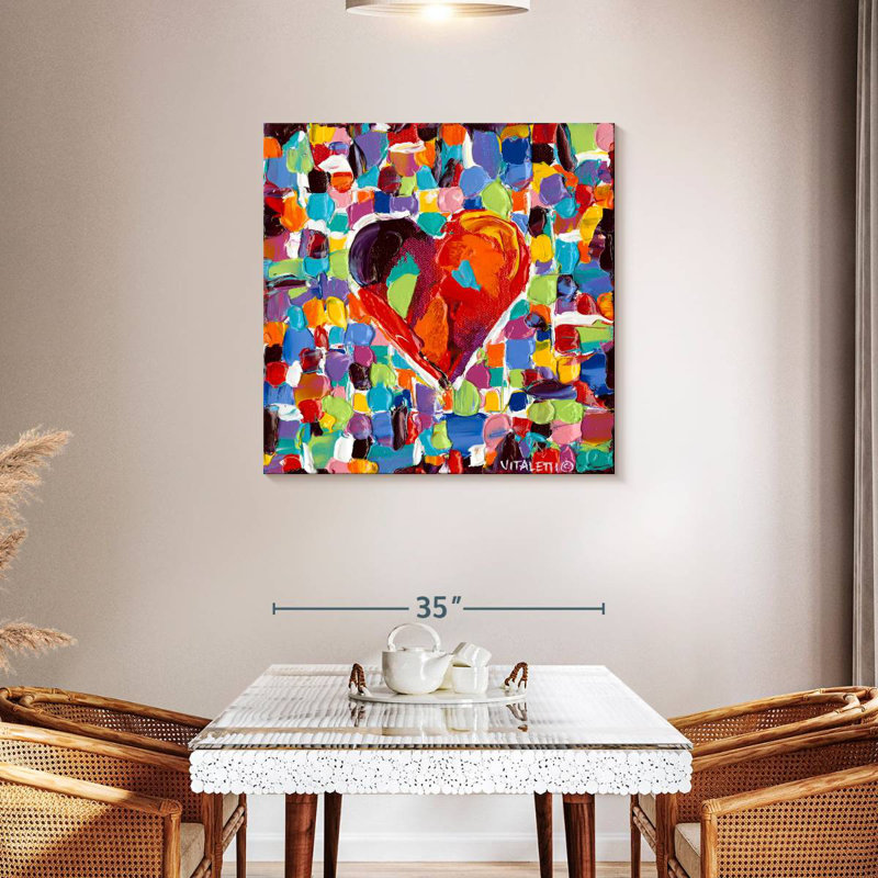 Hardie mosaïque cœur III, H 36 po x l 36 po