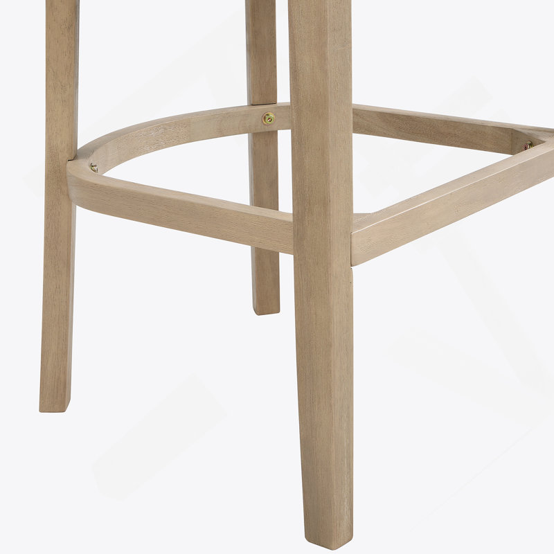 Tabourets de bar (ensemble de 2), Naturel