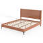 Lit plateforme Gario Mid-Century avec structure en bambou et coins arrondis-126137670-126137666