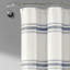 Rideau de douche simple à rayures 100% coton Gilroy Farmhouse-53625994