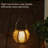 2-Pack Solar Lanterns for Outdoor Use – Hemp Rope LED Garden Lights, Durable & Waterproof, Hanging Lantern Perfect for Table, Patio and Pathway Lighting(5.5 inch