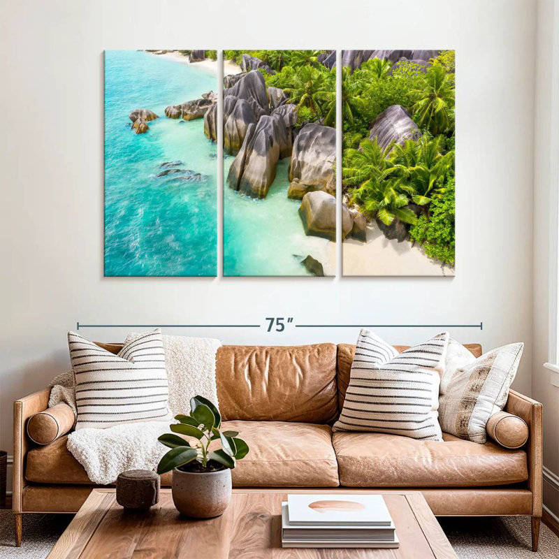 Gillard Scenic Anse Source D'Argent, 42" H x 65" W