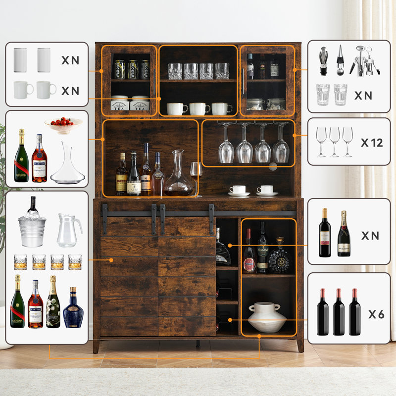 Buffet Cutcheon, Brun