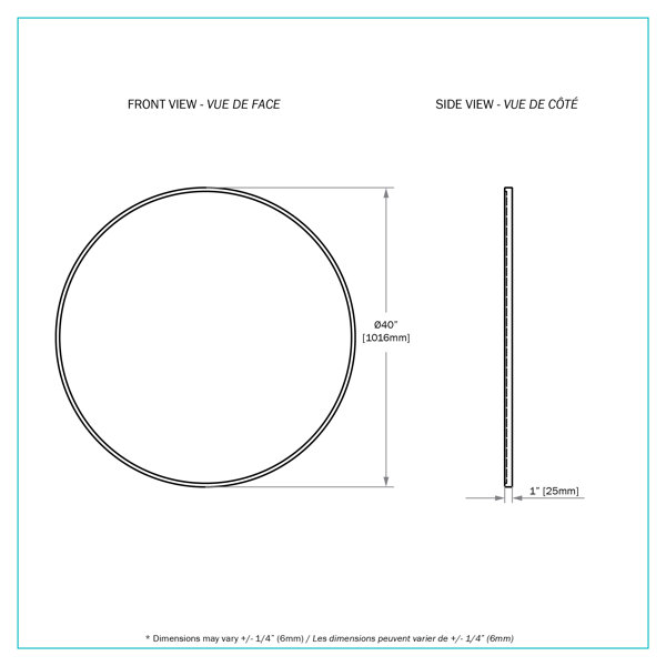 Dimensions du produit