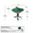 Lilypad Birdbath with Tripod Stand