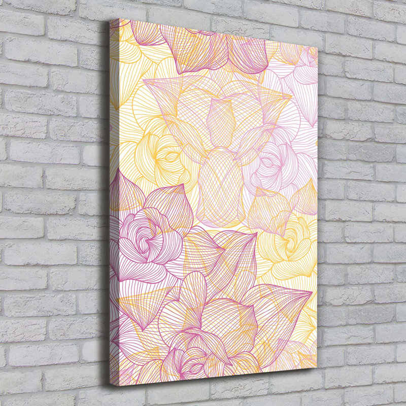 Flowers - Wrapped Canvas Print