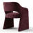Upholstered Fabric Arm Accent Chair-1395030424