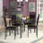 4 - Person Marble Top Four Leg Dining Set