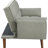 Grey Tufted Convertible Sofa Bed