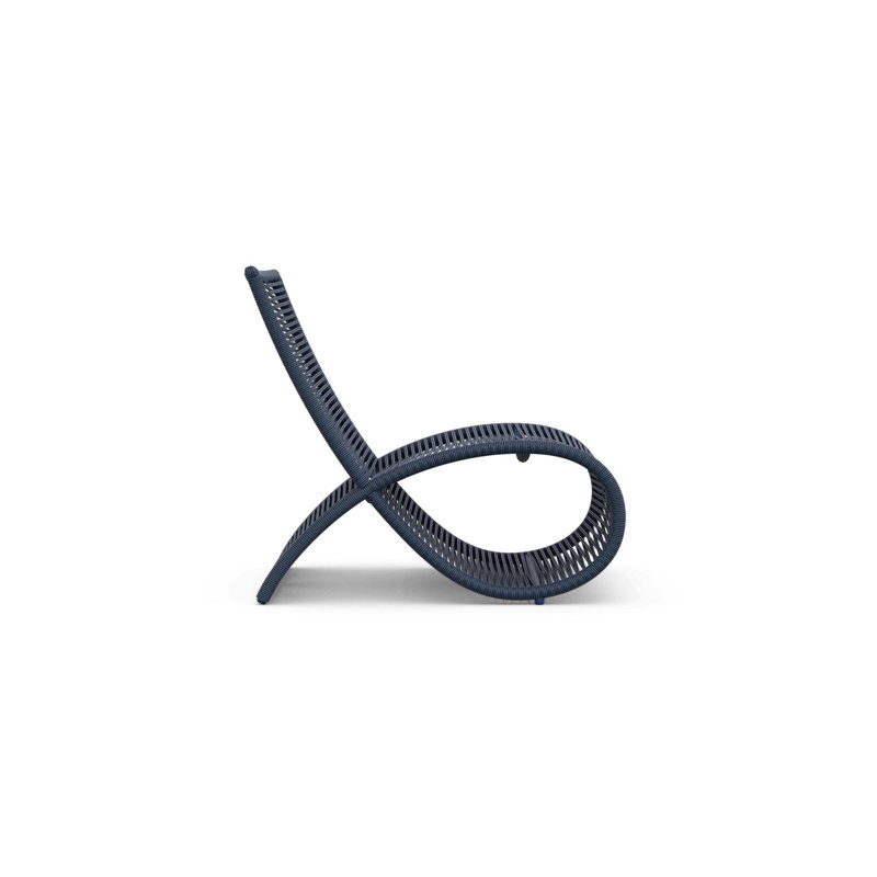 Wave Club Chair, Matte Saphire