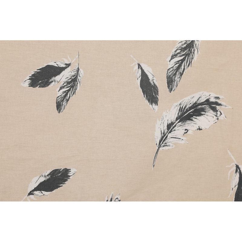 Ensemble de housse de couette 100% coton beige, Housse de couette 94 po x 87 po + 2 taies d'oreill