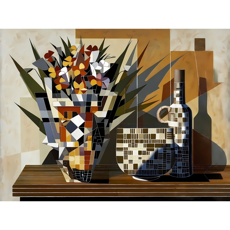 Mid Century Still Life I, 45" H x 60" W