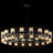  36-Light 36"W Dimmable Round Crystal Cup Style Chandelier with Crystal Accents (Bulbs Included)-1085984170