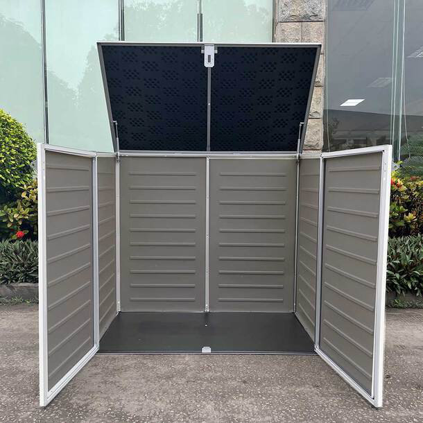 Easylife Limited 60cm W 60L Resin Lockable Deck Box in Grey