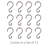 Metal Rust Resistant Shower Curtain Hook-72209536