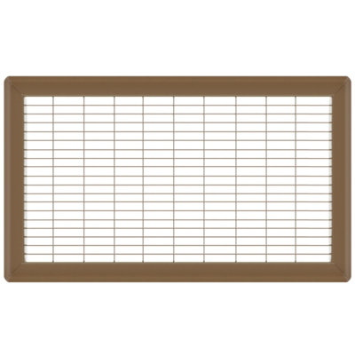 Brown Heavy Gauge Floor Grill