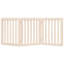 Archie & Oscar Dog Gate Foldable 3 Panels White 150 Cm Poplar Wood-1736425038-1736425035