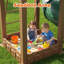 Balançoires d'extérieur pour la cour arrière, balançoire en métal pour enfants avec balançoire à ceinture, balançoire à soucoupe, barre de trapèze à anneau, balançoire à bascule, échelle d'escalade, panier de basketball